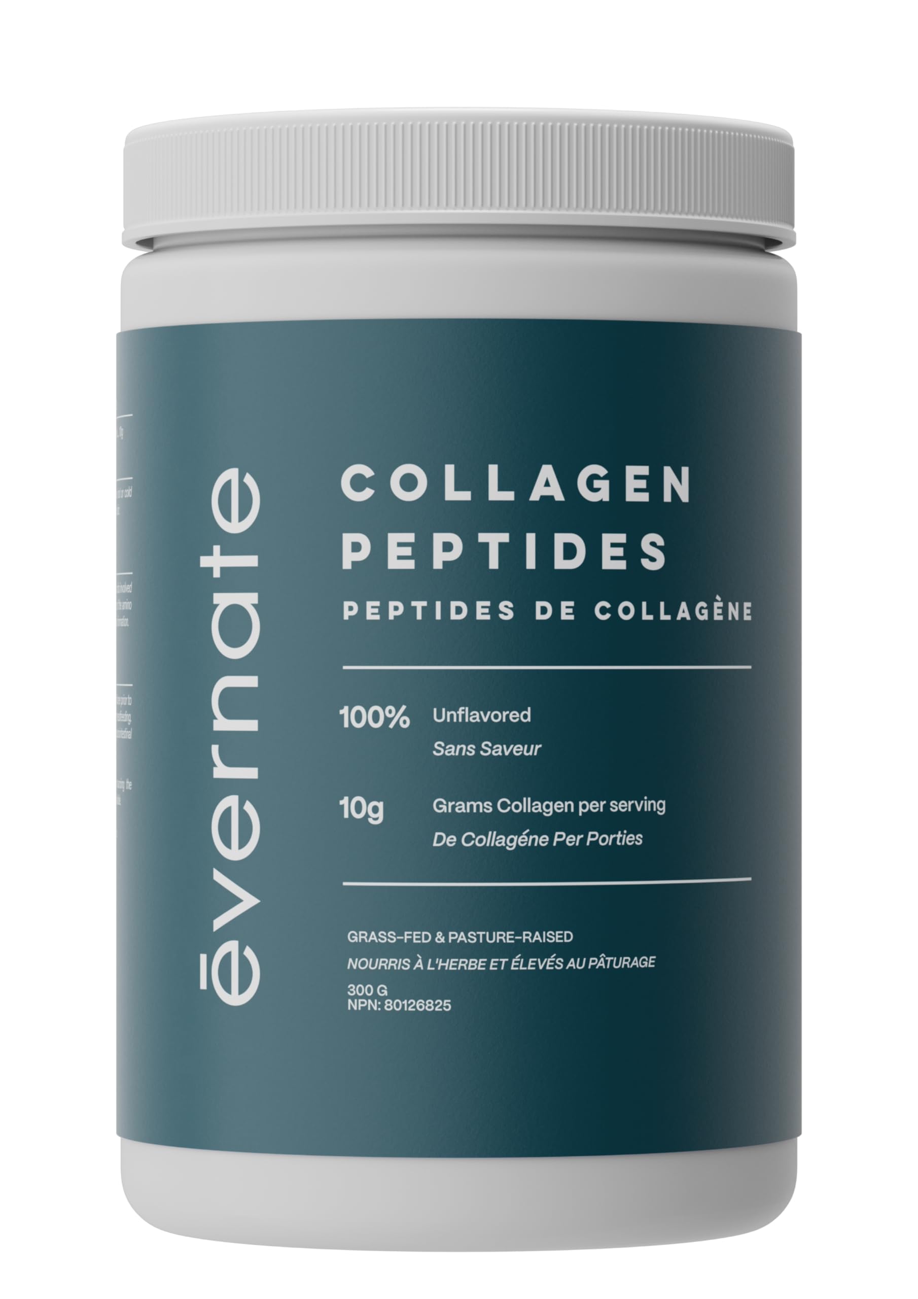 Collagen Peptides Powder | Unflavored Hydrolyzed Collagen Protein for Hair, Skin, Nails, Bones & Joint Support | Collagen for Women and Men | Non-GMO, Organic, Grass-Fed, Keto (10.6 oz)