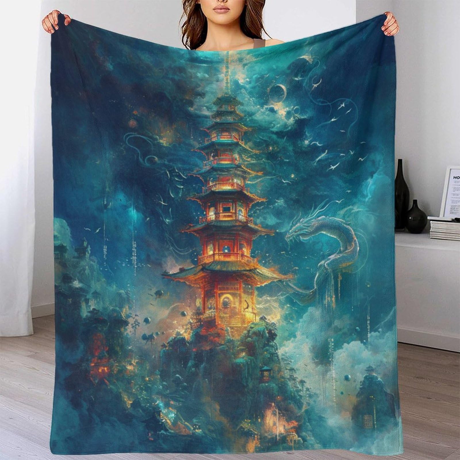 Coperta morbida in pile di flanella, ideale come regalo di compleanno, regalo di Natale per amici e parenti, coperta natalizia per divano e letto, 180 x 200 cm