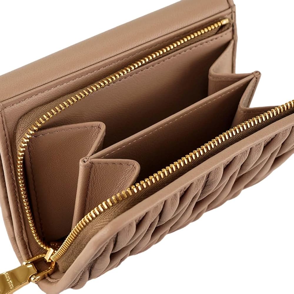 Amazon.co.jp: [ミュウミュウ] MIU MIU 三つ折り財布 5ML002 2FPP