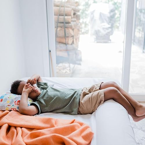 Miniatura 6 de Little Sleepy Head Protector de cama para niños pequeños, riel de cama para niños pequeños, riel de cama para niños pequeños con cubierta suave,