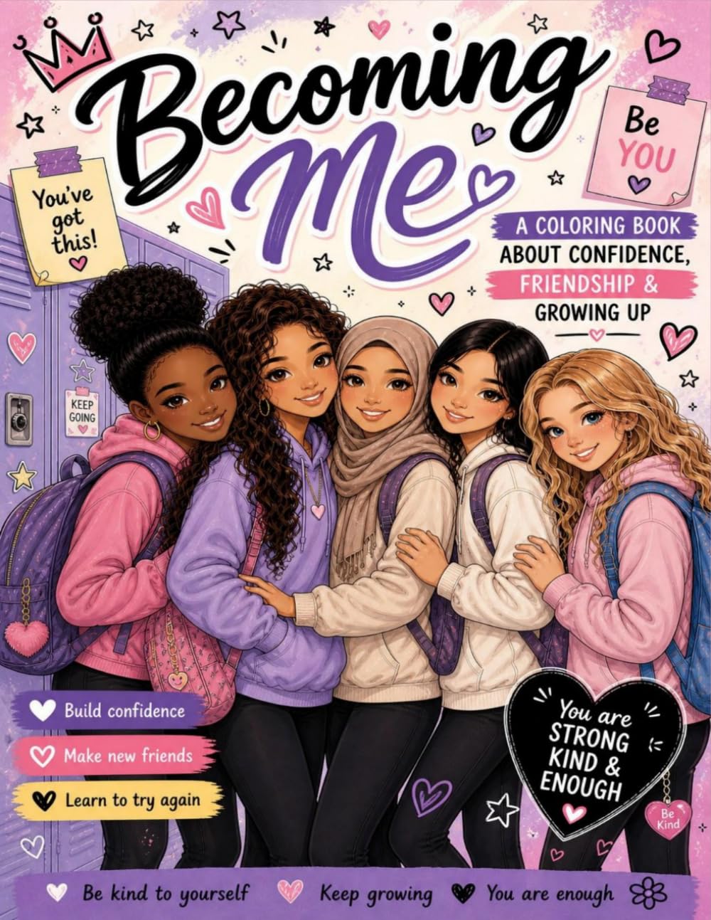 Becoming Me: A Coloring Journal For Girls