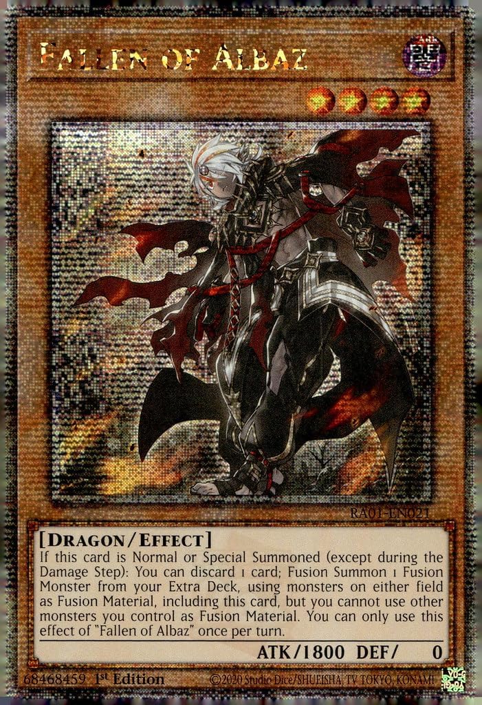 Fallen of Albaz (Quarter Century Secret Rare) - RA01-EN021 - Quarter Century Secret Rare - 1st Edition