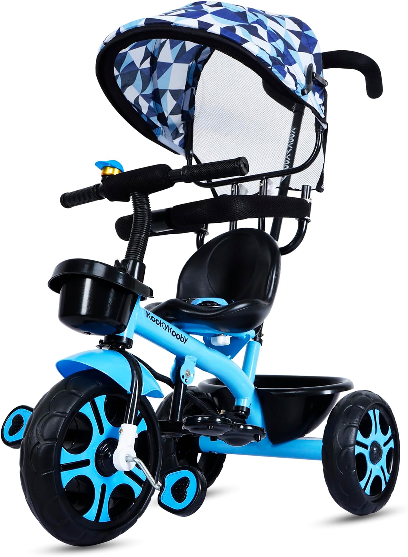 AMARDEEP Baby Tricycle Rhodeo| Bis Approved Baby Tricycle - Safe, Stylish, And Sturdy | Plug And Play Assembly | Supports Up To 30 Kgs | Your Child'S First Adventure On Wheels! (Blue)