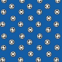 Marvel Fabric Spiderman Token in Blue Glow in The Dark from Camelot 100% Premium Quality Cotton