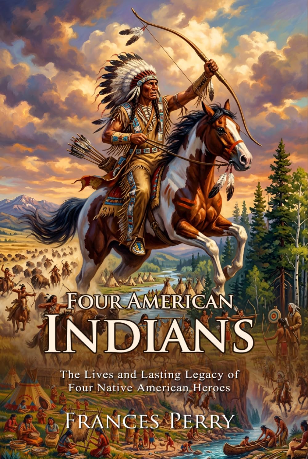 Four American Indians: Deep Insights into Native American History: The Biographies of Four Iconic Native Americans - Illustrated with Biography and Commentary