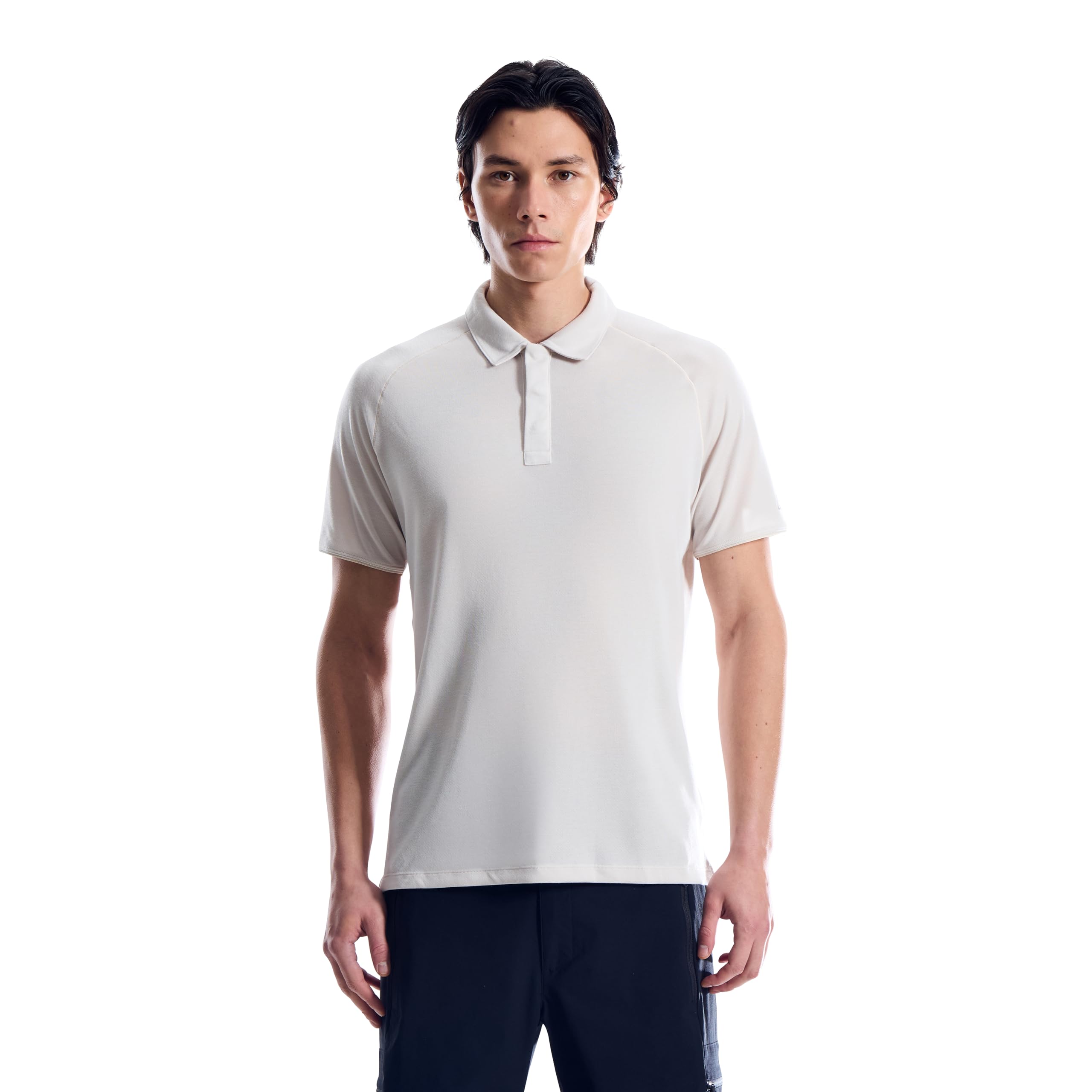 Berghaus Men's Ivyhill Polo Polo Shirt, Light Grey, S