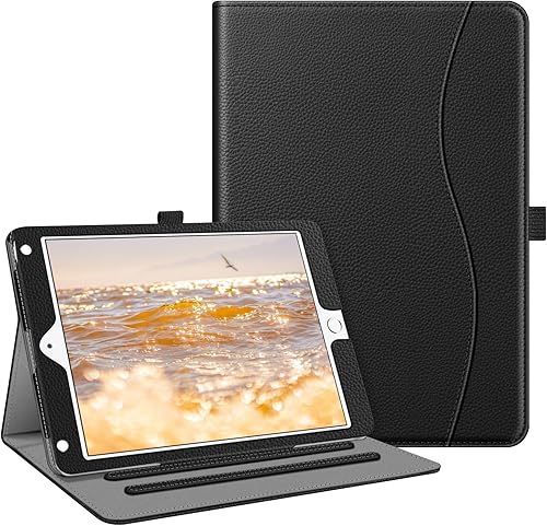 Fintie - Funda para iPad 9.7 2018, 2017  iPad Air 2  iPad Air , protección para las esquinas, con función de atril, para iPad 6.  5. generación,