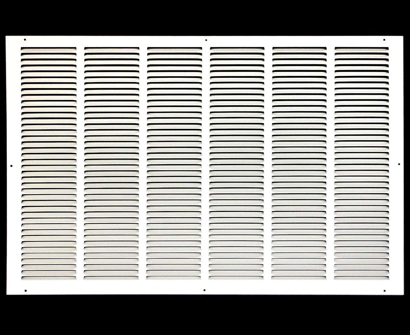 34" x 14" Return Air Grille - Sidewall and Ceiling - HVAC Vent Duct Cover Diffuser - [White] [Outer Dimensions: 35.75w X 15.75"h]