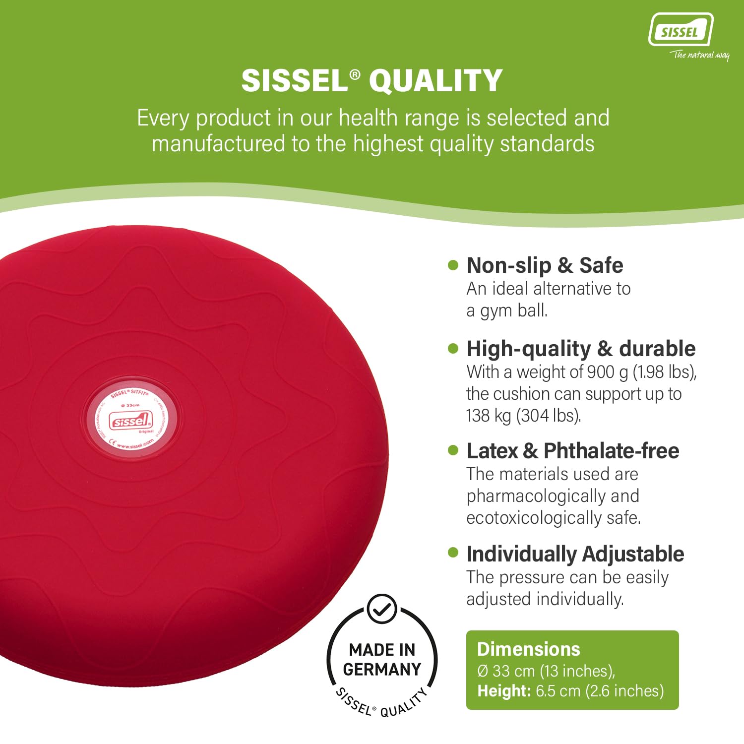 Sissel Sitfit, Cuscino Unisex Adulto