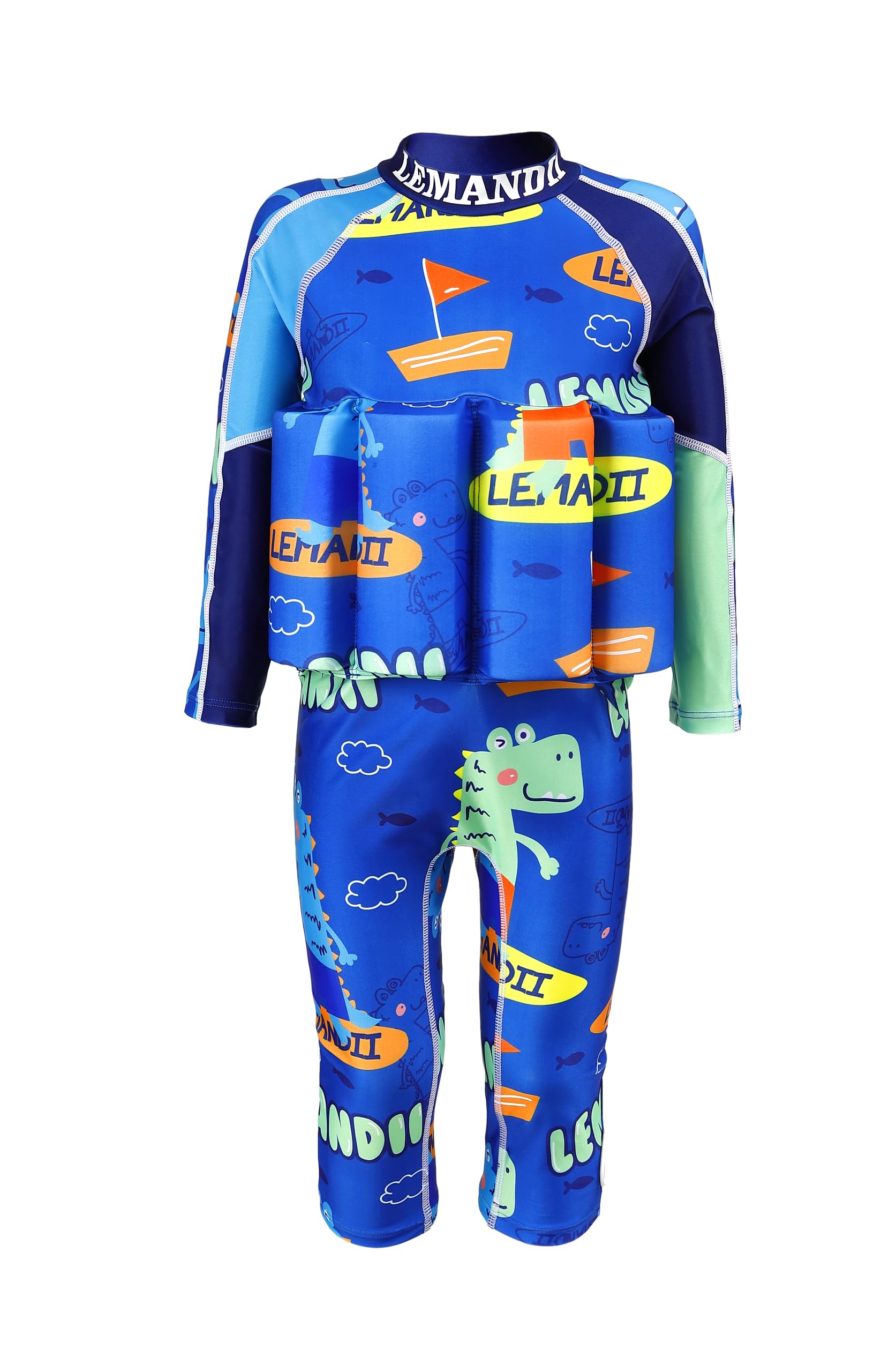 Baby Kids One-Piece Swimsuit with UPF 50+ Sun Protection for Beach, Pool & Summer Play for Boys Girls