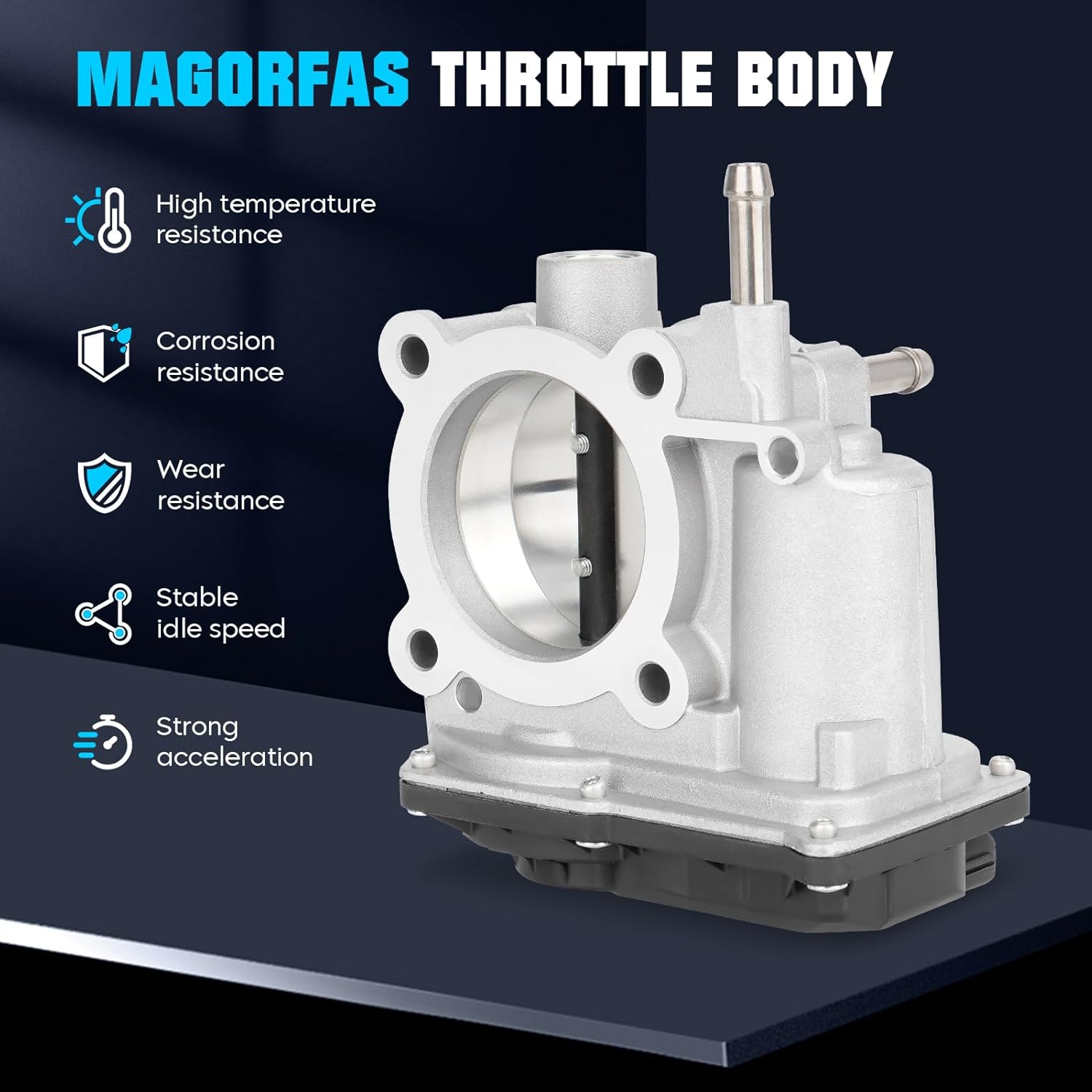 Electronic Throttle Body Compatible with Toyota Corolla L4 1.8L 2011-2019, Corolla iM 2017-2018, Matrix 11-2014, for Scion iM 2016, 22030-0T100 22030-37050 S20139