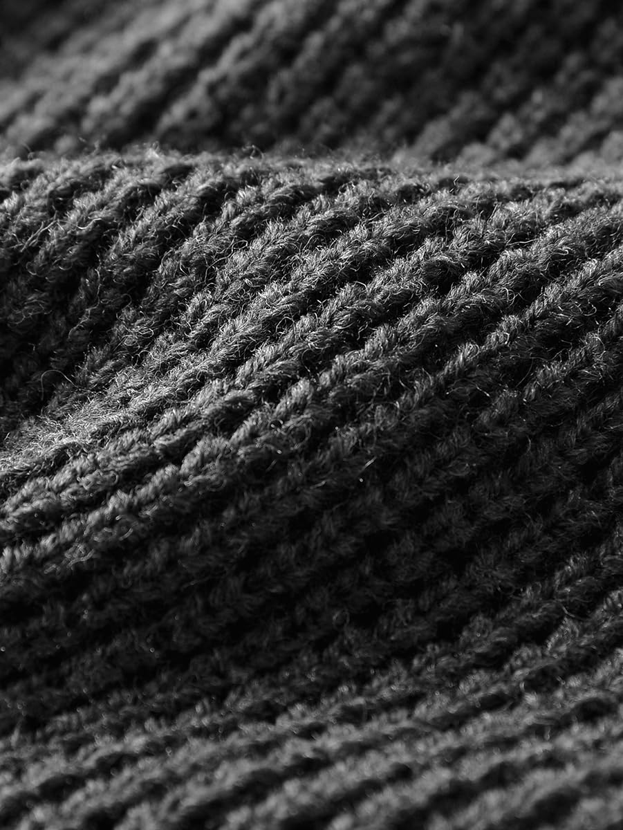 Męski Shall Collar Pullover Casual Slim Fit Gruby kardigan