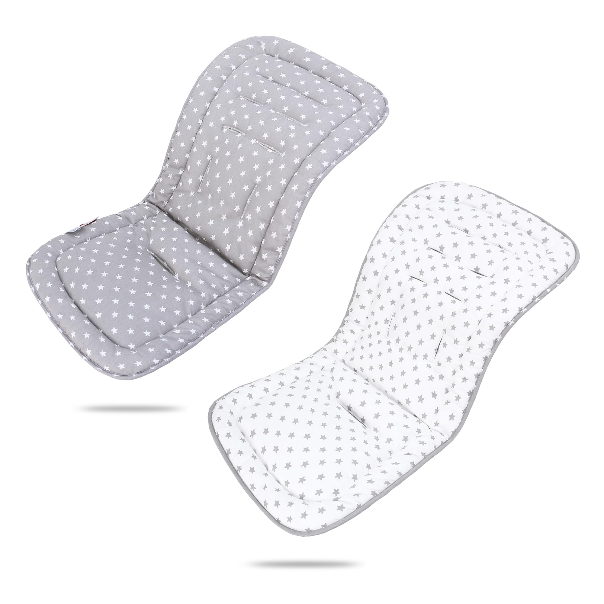 LAT Universal Colchoneta para Sillas de Paseo, Algodón Funda Universal Carro Bebe, Cojín Silla de Paseo para Cochecito de Doble Cara, Funda para Asientos de Cochecito para Bebés 78x34cm (Elefantes) — view 20