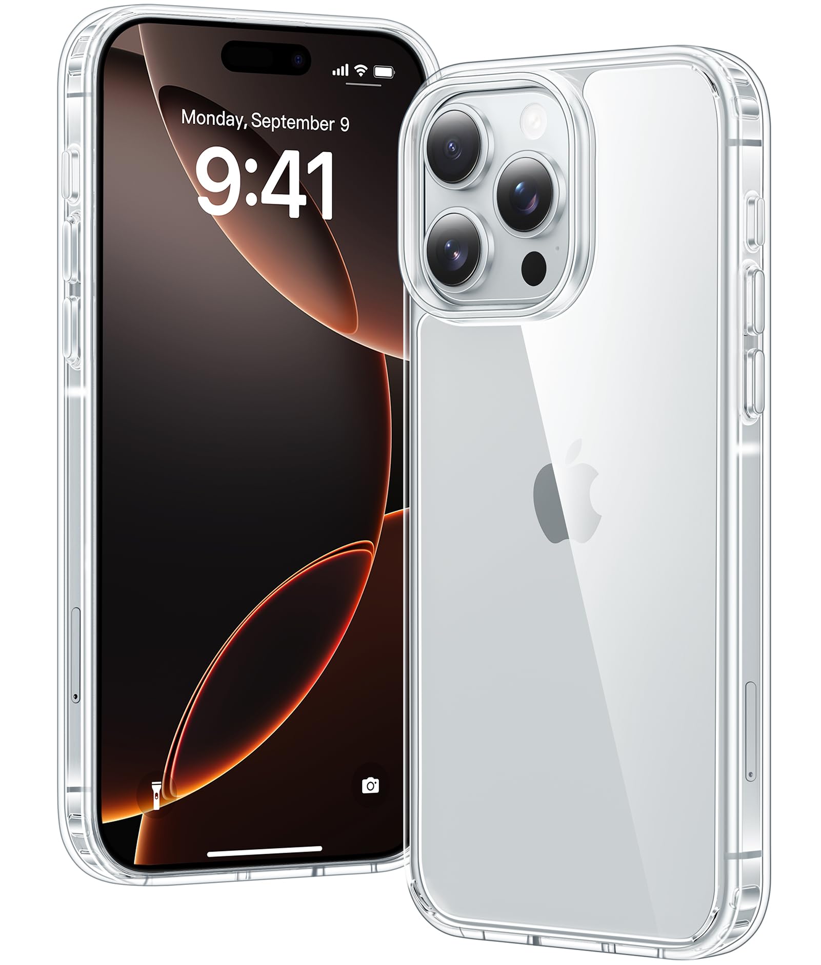 Clear Case for iPhone 15, Ultra Thin, Shockproof TPU Cover, Anti-Yellowing, Crystal Clear, Phone Case for Apple iPhone 15 - Clear — view 610