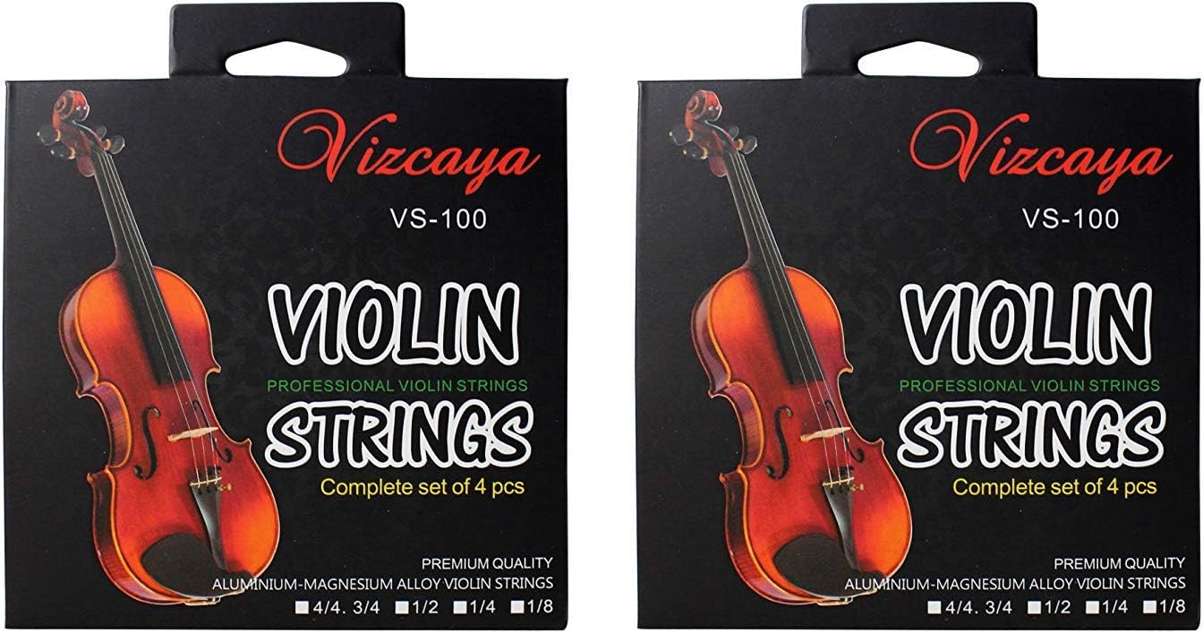 Vizcaya 2 Full Sets Violin String (GDAE , GDAE) for 4/4 3/4