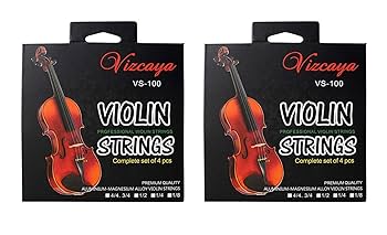 Amazon.com: Vizcaya 2 Packs Full Sets Violin String (G-D-A-E