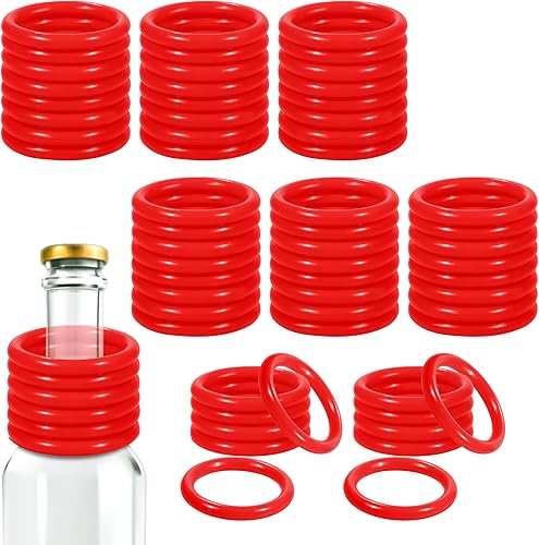 Aodaer Paquete de 60 anillos de lanzamiento de anillos de plástico de 2.1 pulgadas para regalos de fiesta de carnaval, botellas, juego de Aodaer Paquete de 60 anillos de lanzamiento de anillos de plástico de 2.1 pulgadas para regalos de fiesta de carnaval, botellas, juego de