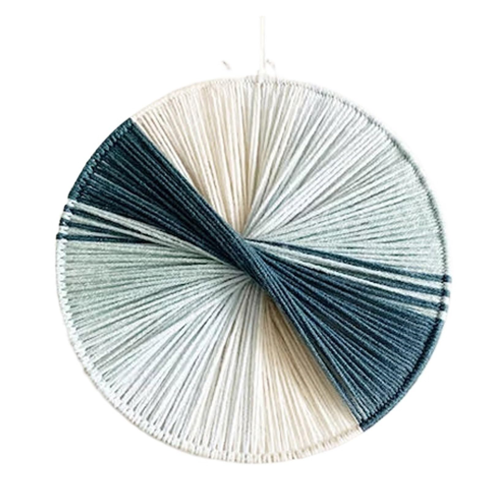 FGUJSUR Tapestry Wall Hanging Colored Macrame Wall Hanging Tapestry Handmade Color Cotton Thread For Home Decor Bedroom Living Room Kid's Decoration(Color 02)