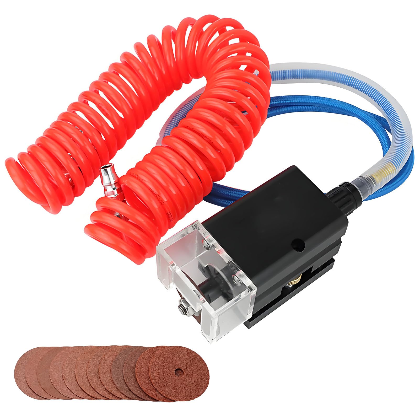 DNEPEI Multifunctional Pneumatic Groove Grinding Machine, Air Connection Point Opener & Nick Grinder, Abrasive Wheel Cutting Tool for Flat Mold Cut