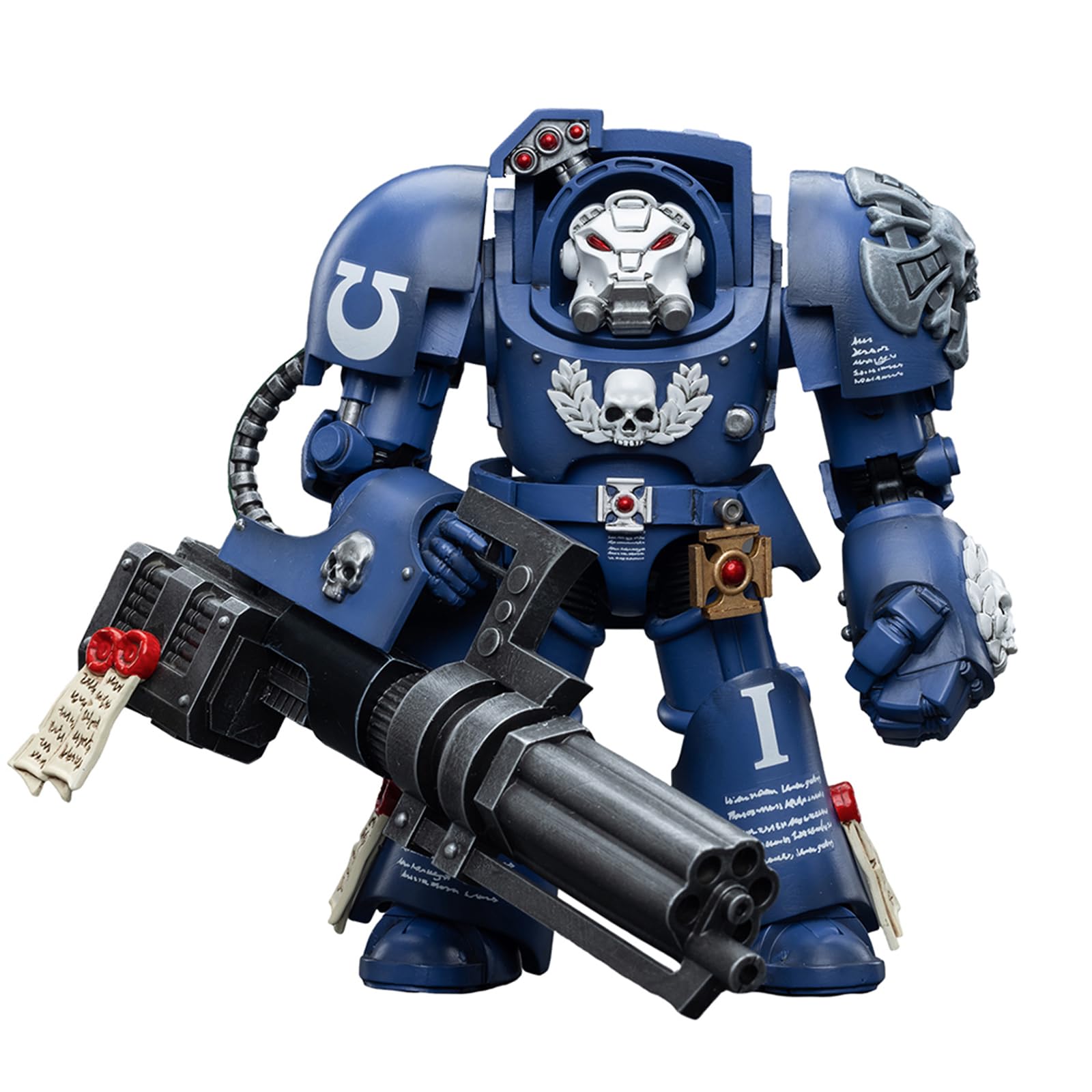 PipigirlPipigirl JoyToy 40K Space Marine Genuine License 1:18 Soldier, Ultramarines Terminators Brother Orionus, 4inch Models Space Marines Action Figures Kits (Brother Orionus)