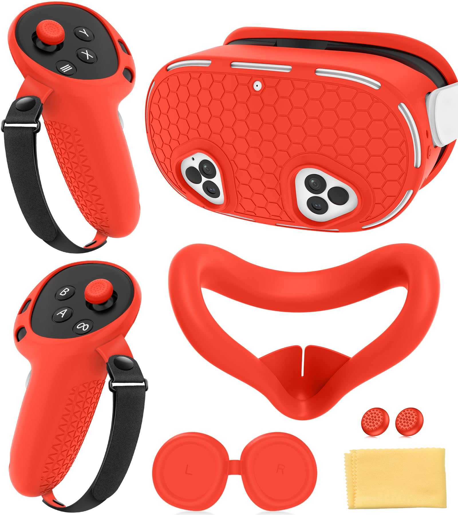 Amazon.co.jp: シリコンカバーセット Meta Quest 3Sアクセサリー、VR