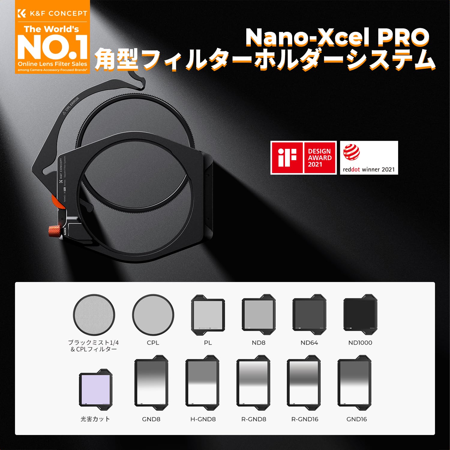 一式フィルターセット 8種のNDフィルター ZX ND8 | ケンコー・トキナー