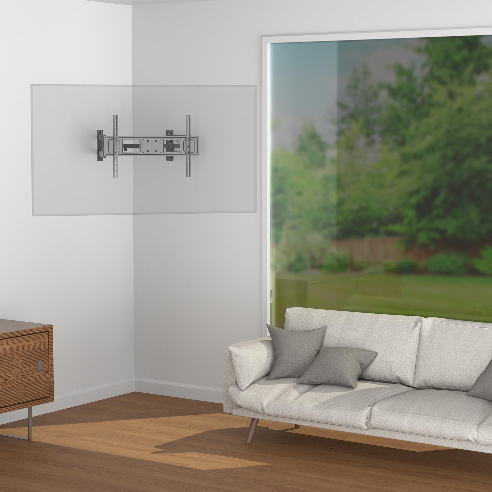 VIVO MOUNT-CR70C Support Mural d'angle pour écrans Plats LCD LED Plasma 37" à 70" Full Motion VESA jusqu'à 600 x 400 cm