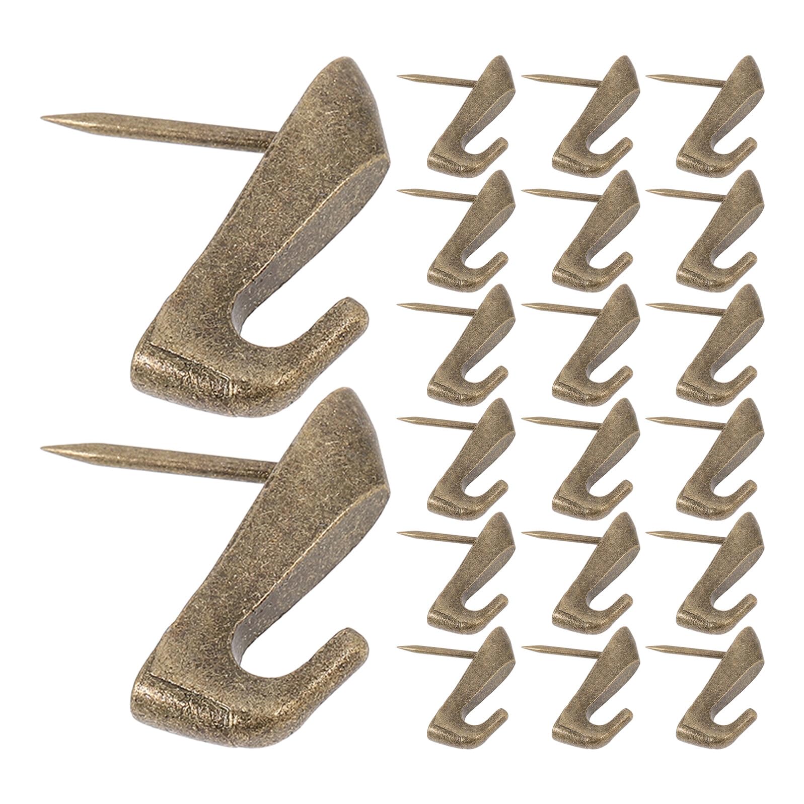 Crochets robustes en bronze vert de type punaise métallique réutilisable pour bureau