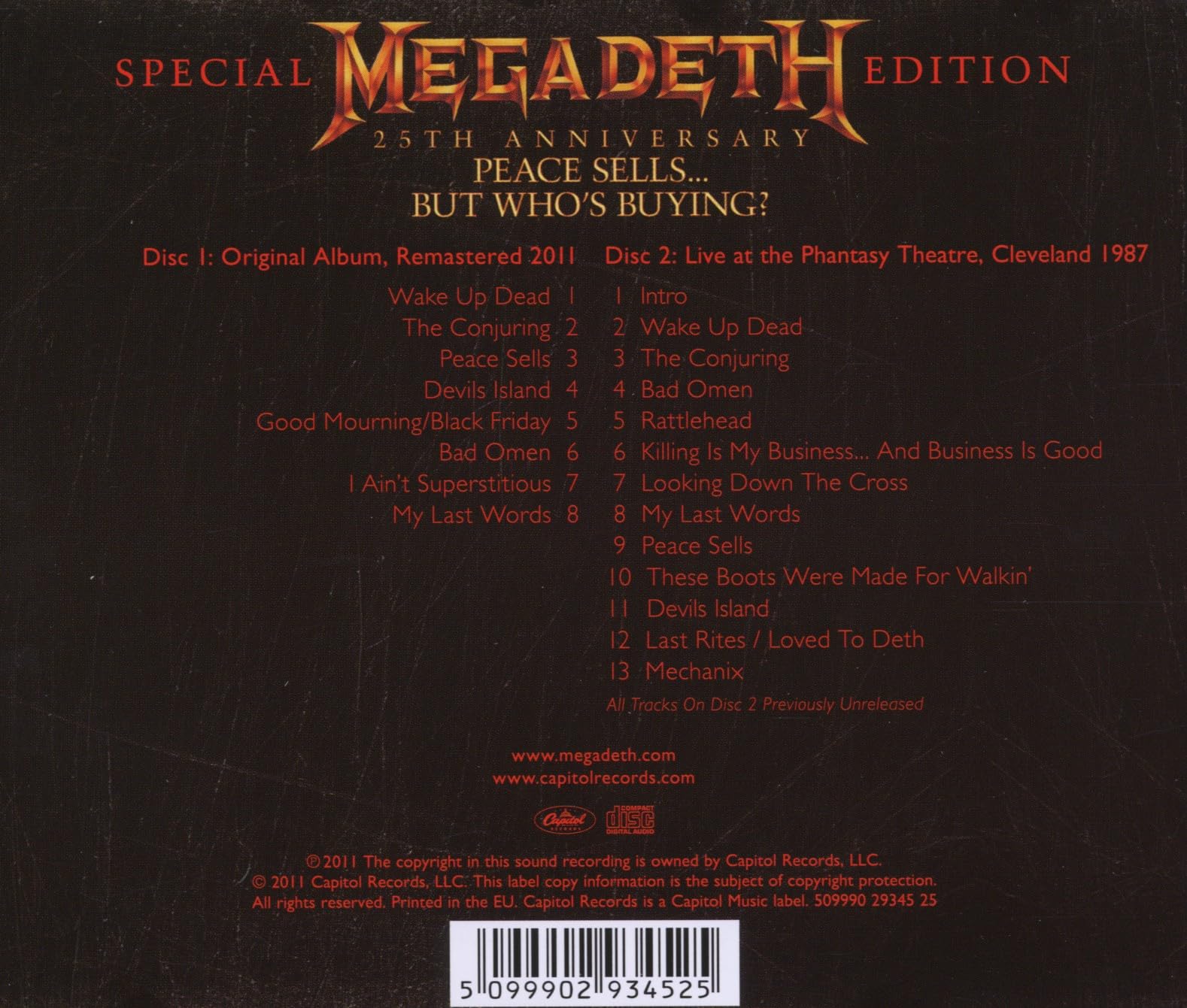 Peace Sells... But Who's Buying (25th Anniversary)explicit_lyrics