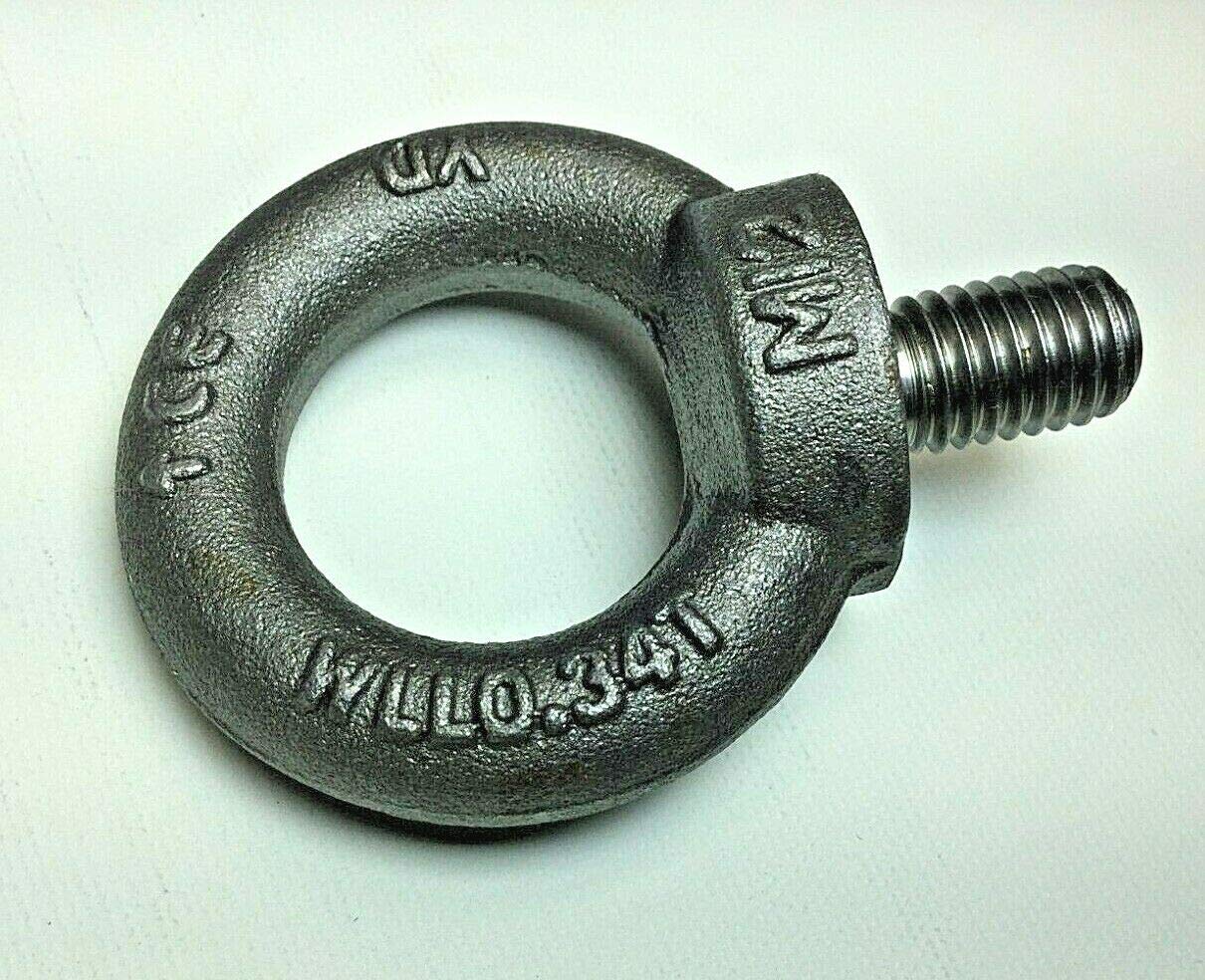 Century Fasteners Corp WLL0,34T C15E DIN 580 M12 Eye Bolt
