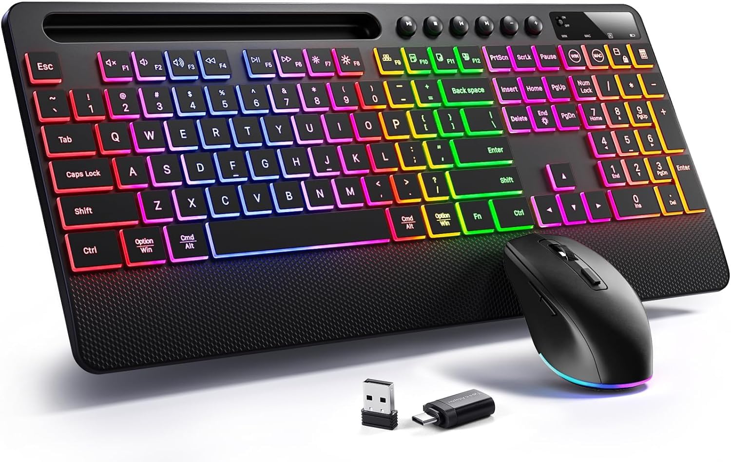 Hamile Set di combinazione di tastiera e mouse wireless