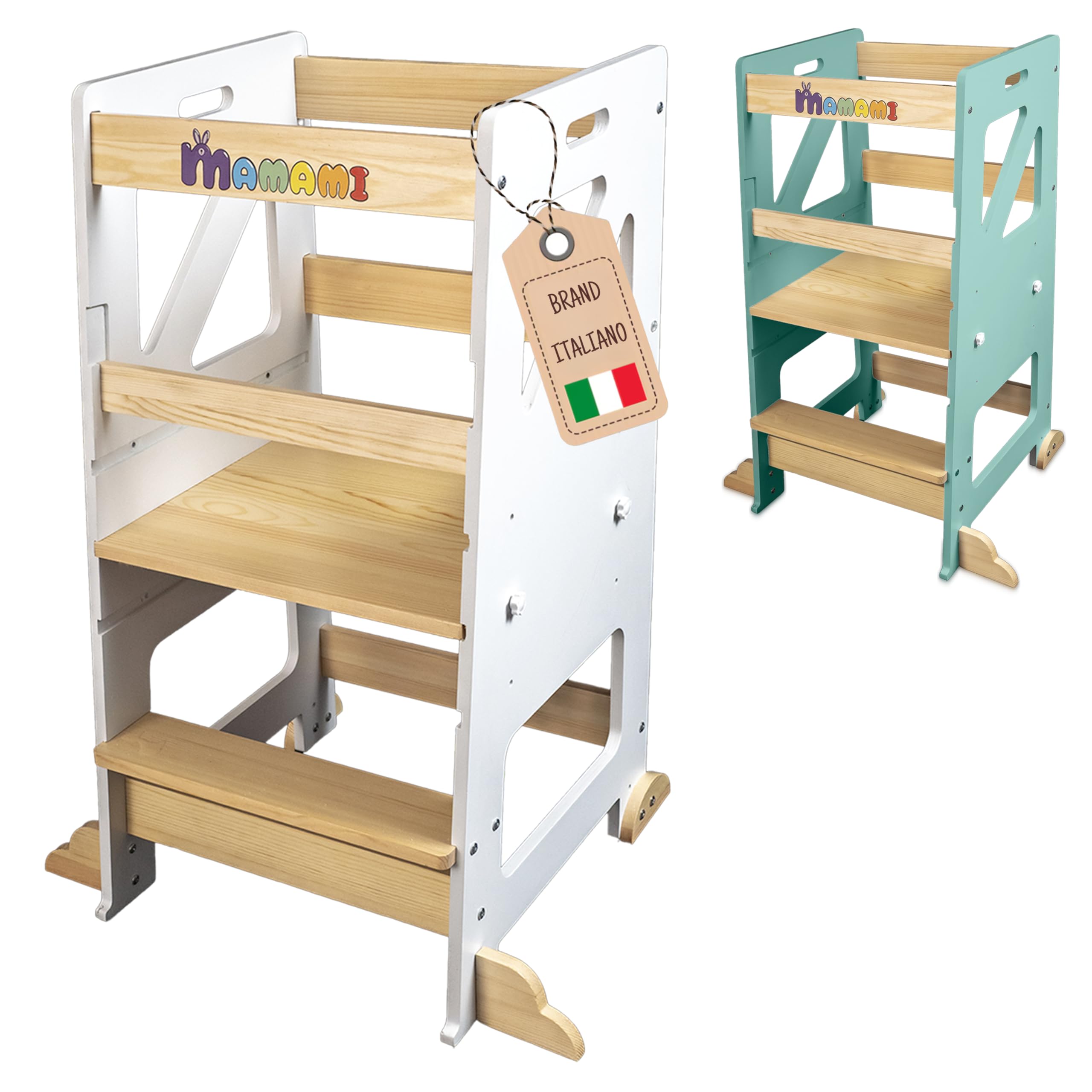 MEYAGOT Supporto Mobile In Legno per Lettino, Supporto Giostrina Lettino In Legno, 360° Rotabile Supporto Giostrina Culla In Legno Supporto Mobile per Decorazione Cameretta Dei Bambini