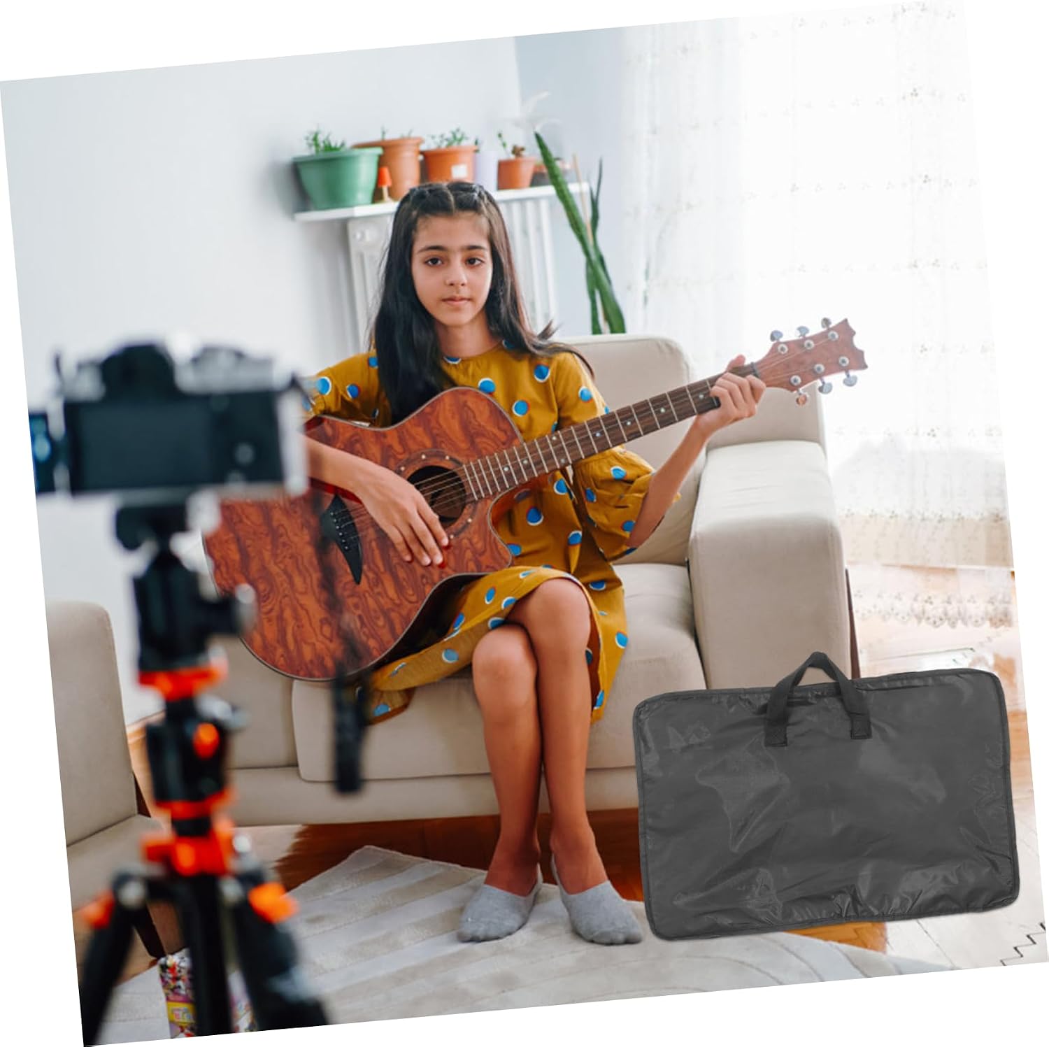 Music Stand Carrying Bag Portable Travel Storage Case Black image 4