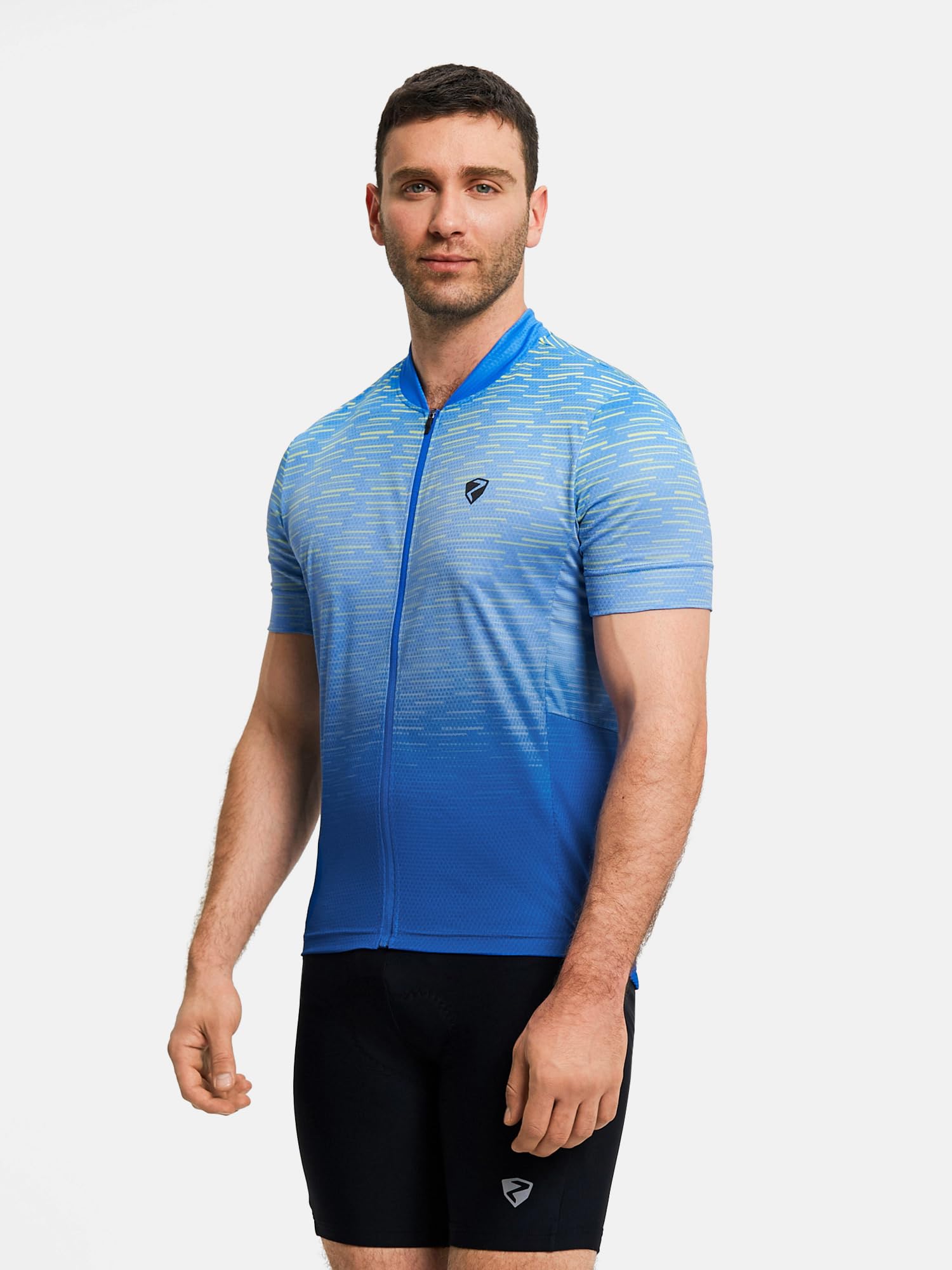 Ziener Herren Nelete-z Funktionelles Fahrradtrikot mit durchgehendem Front-Reißverschluss
