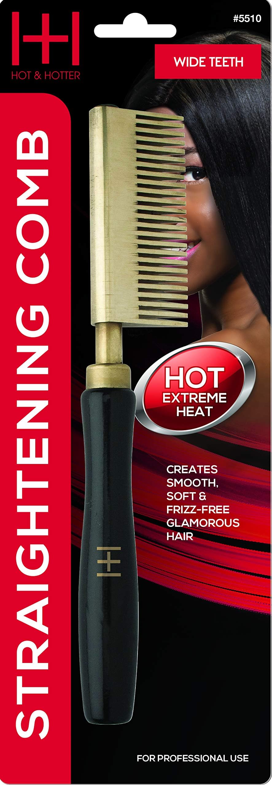 Annie Straightening Comb, Wide Teeth