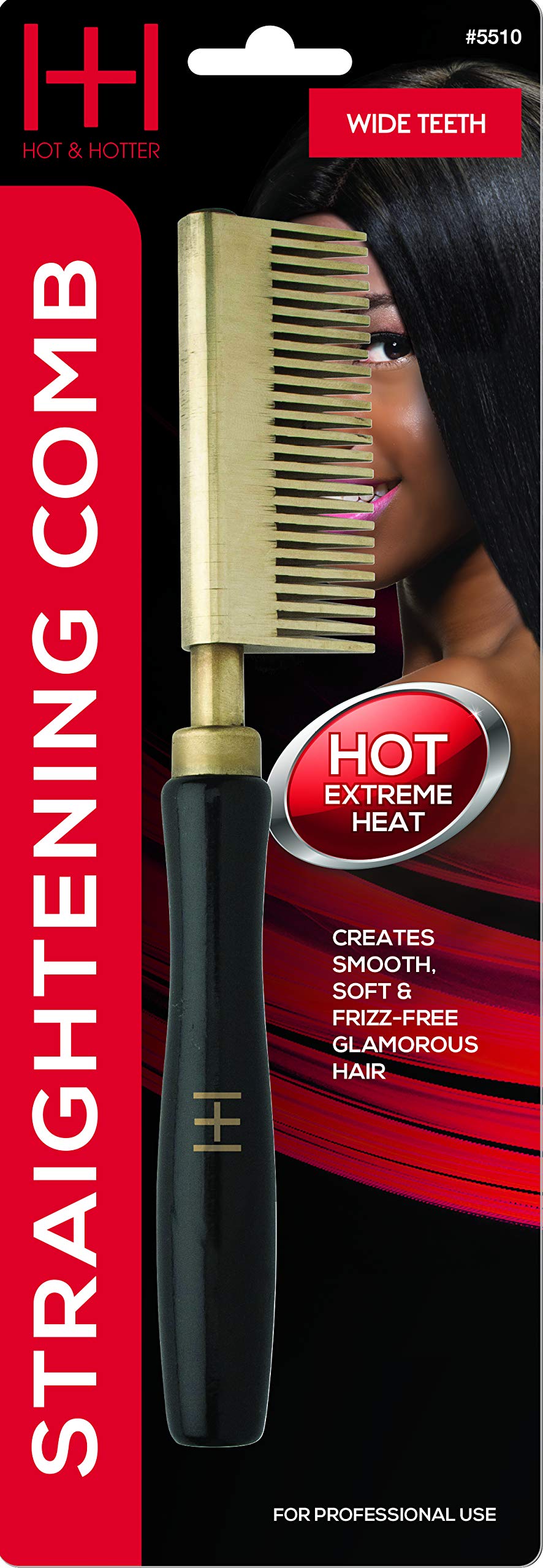 Annie Straightening Comb, Wide Teeth