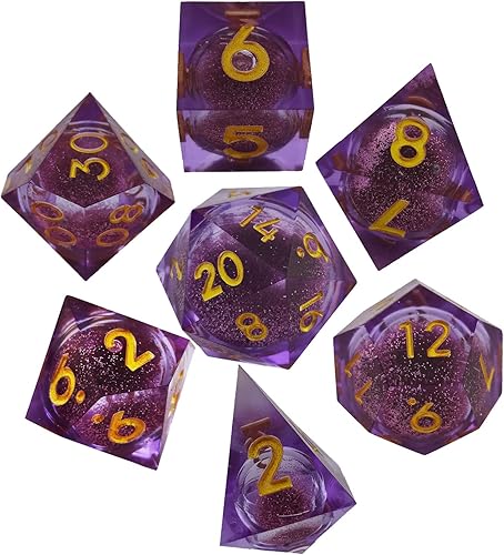 DND - Juego de dados RPG dados de Calabozos y Dragones juego de dados poliédricos juego de rol dados líquidos para el cuerpo MTG D20 juego de dados