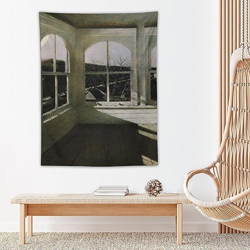 Miniatura 5 de YWVWY Andrew Wyeth The Artist Painting (25) Wall Art Tapestry Decorative Bedroom Modern Home Print Picture Artworks Tapestries 30"x40"