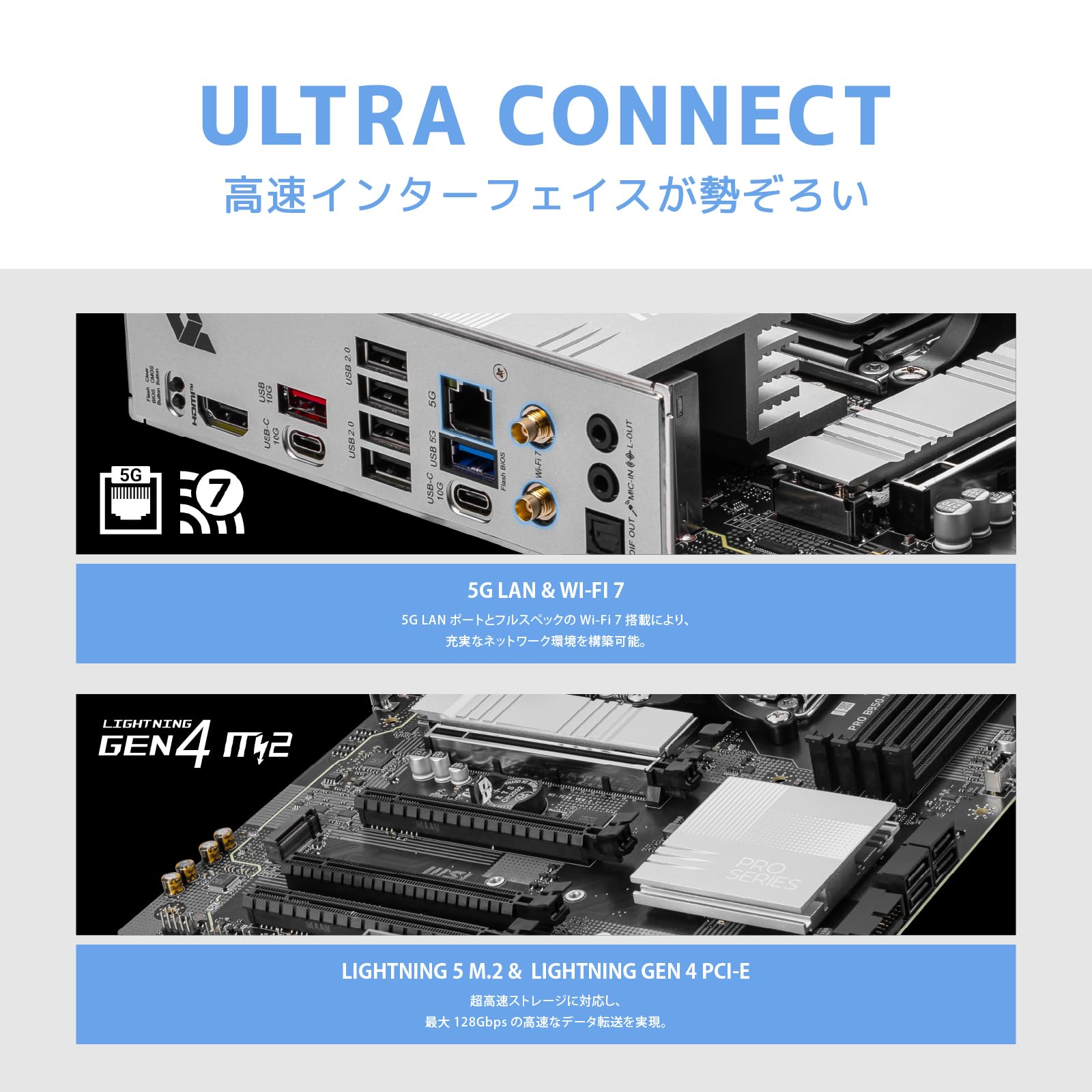 未使用品 MSI PRO B850-P WIFI ×6 Amazon | MSI PRO B850-P WIFI ATXマザーボード MB6693 | MSI
