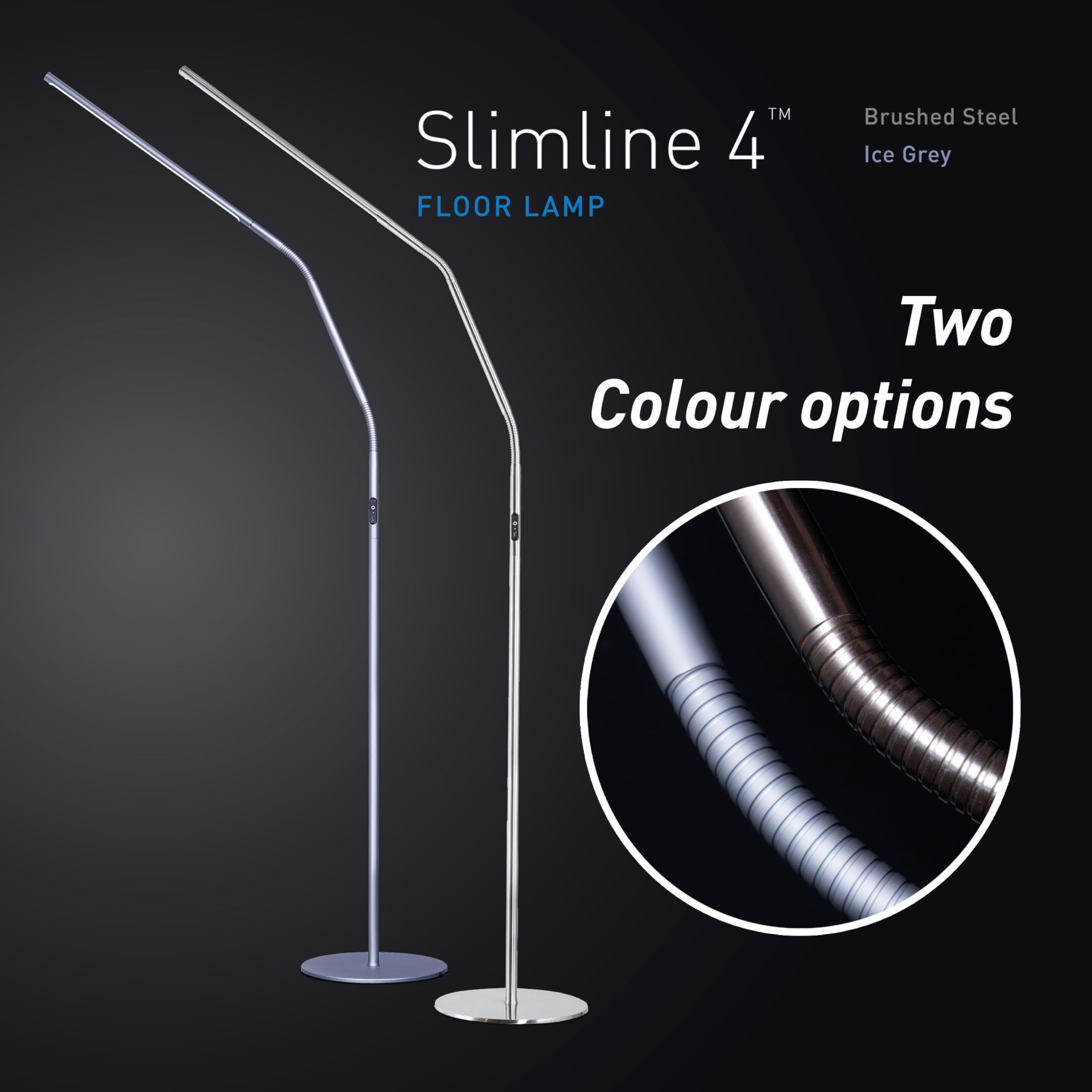 Amazon.co.jp : daylight Slimline 4 LED フロアランプ つや消し