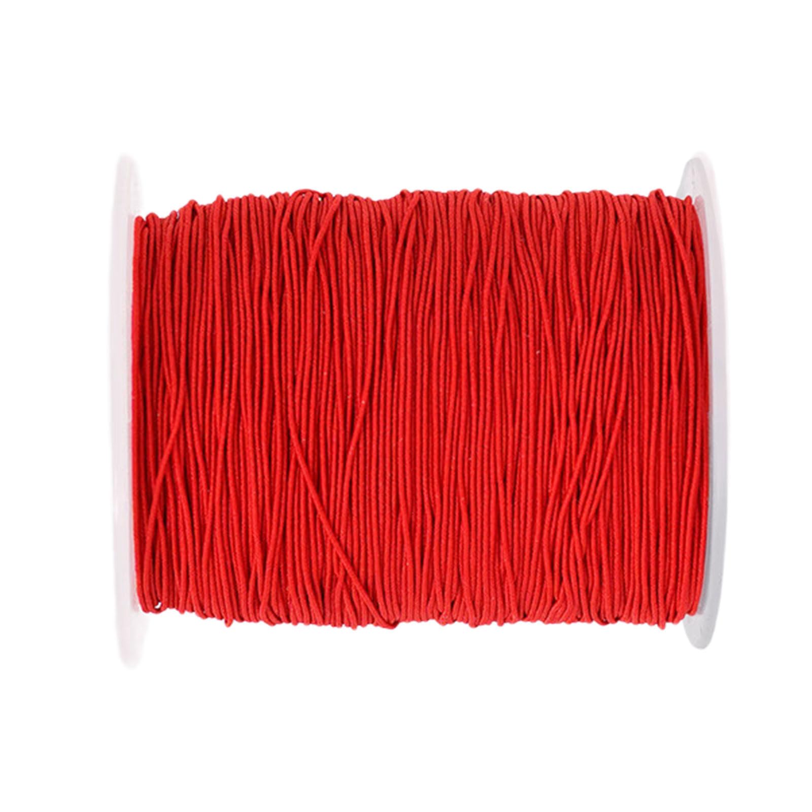 200 Yards Coloured Beading Thread String Elastic Cord Chinese Knot Cord Decorative Thread String for Necklace Making