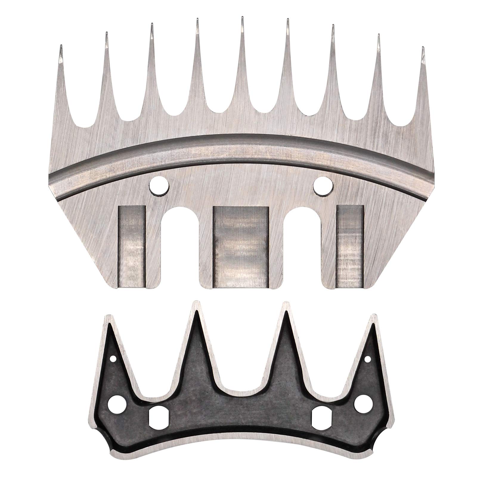 Cesoie per Pecore e Capre, Acciaio Inossidabile, 9 Denti, Silver