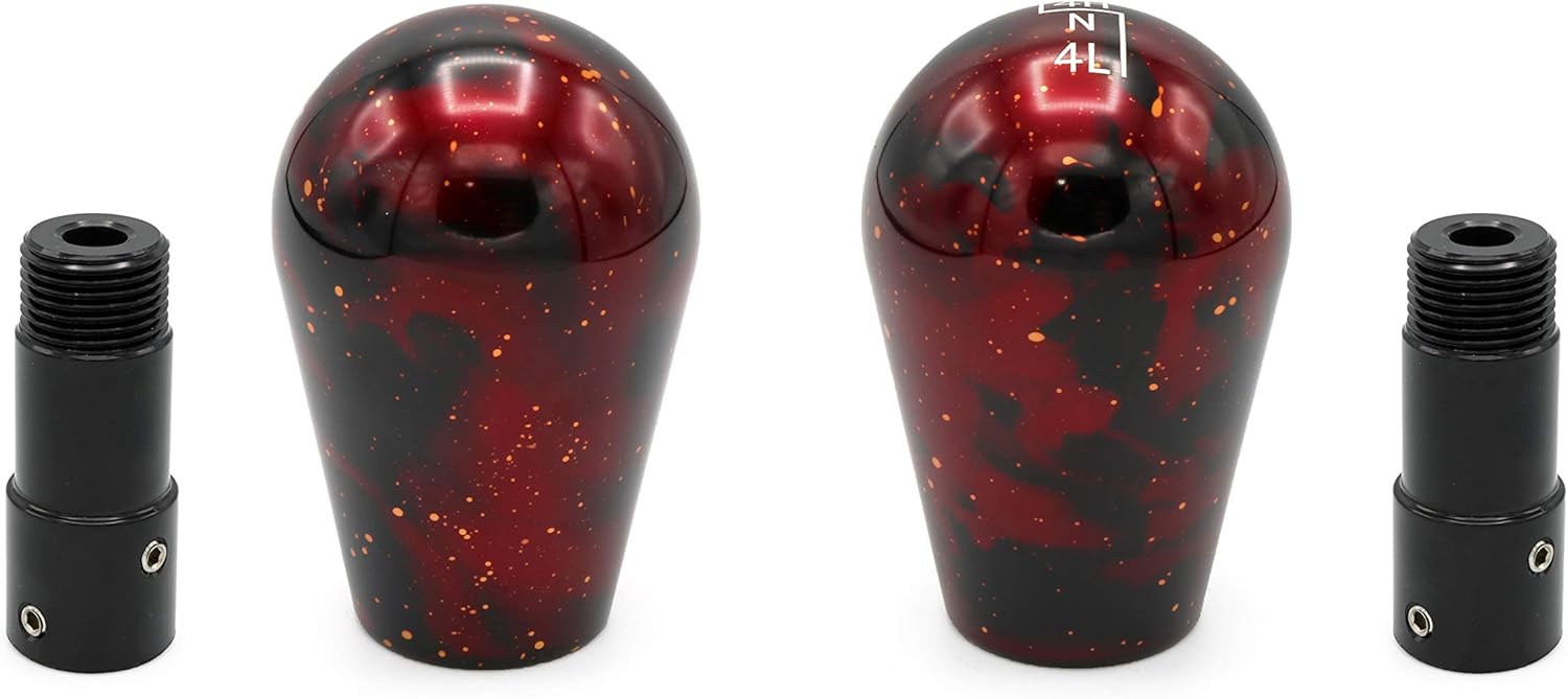 Billetworkz Automatic Shift Knob and Transfer Case 4WD Knob for Jeep