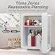 Easy-Take Skincare Fridge - Mini Fridge with Dimmable LED Mirror (4 Liter/6 Can), Cooler and Warmer, for Skincare and Food, Mini Fridge for Bedroom, Office and Car, White Product Image 2