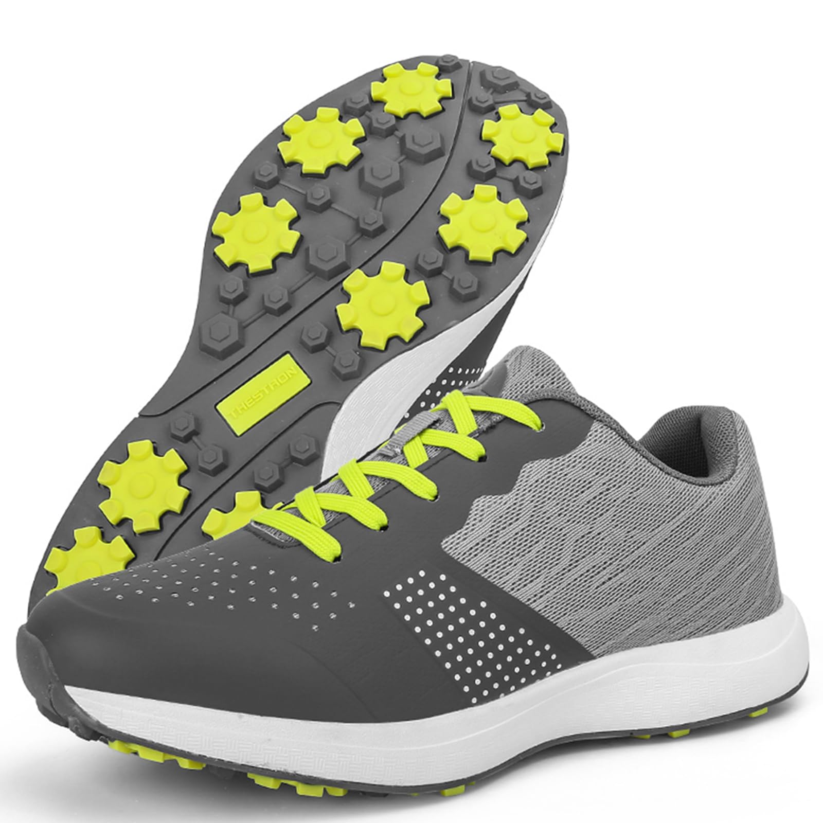 SDEQA Golfschuhe für Herren wasserdichte Professionelle Golfschuhe Turnschuhe atmungsaktive Für Den Outdoor- Und Indoor-Golf-Training