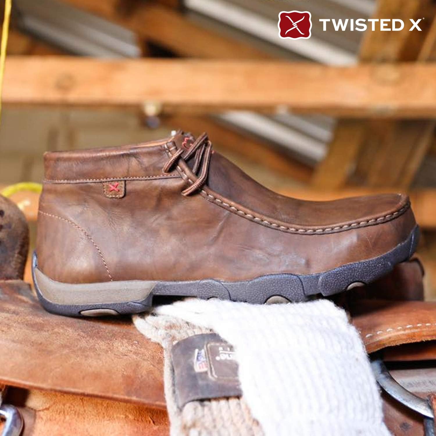 Twisted X Men's Driving Moccasins Chukka Boot - Image 2