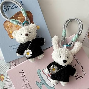 カッコ可愛い☆くまちゃん☆カスタムキーホルダー もふもふくまちゃんシェイカー◇シャカシャカキーホルダー ゆめ