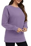 Women's Nursing Sweatshirt Tops Fleece Long Sleeve Breastfeeding Clothes