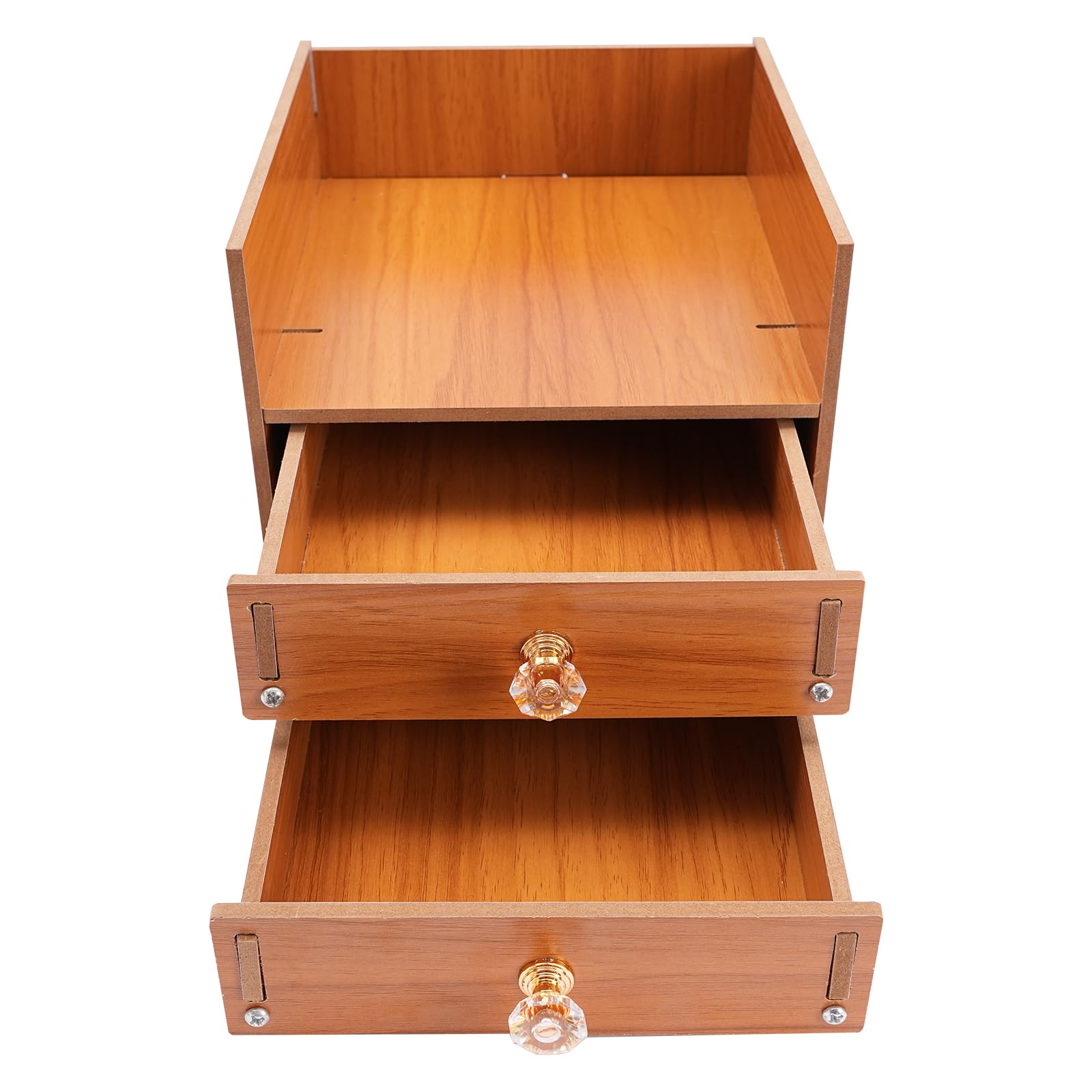 Stojak na monitor, 48 x 20 x 13,5 cm, podwyższenie monitora, 3 pudełka do przechowywania, stojak na monitor, stojak do przechowywania, akcesoria biurowe, nadaje się do biura, pokoju zabaw, gabinetu