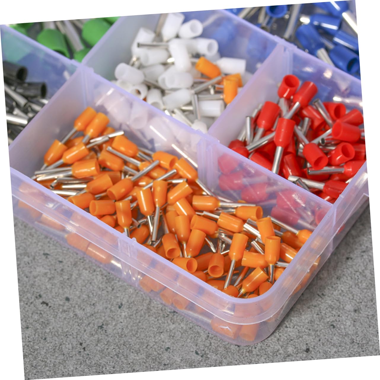 Gatuida 3 Sätze Kupfer-crimpverbinder-kit Isolierte Drahtverbinder Schrumpfschlauchverbinder Für 22-10 400 Stück * 3